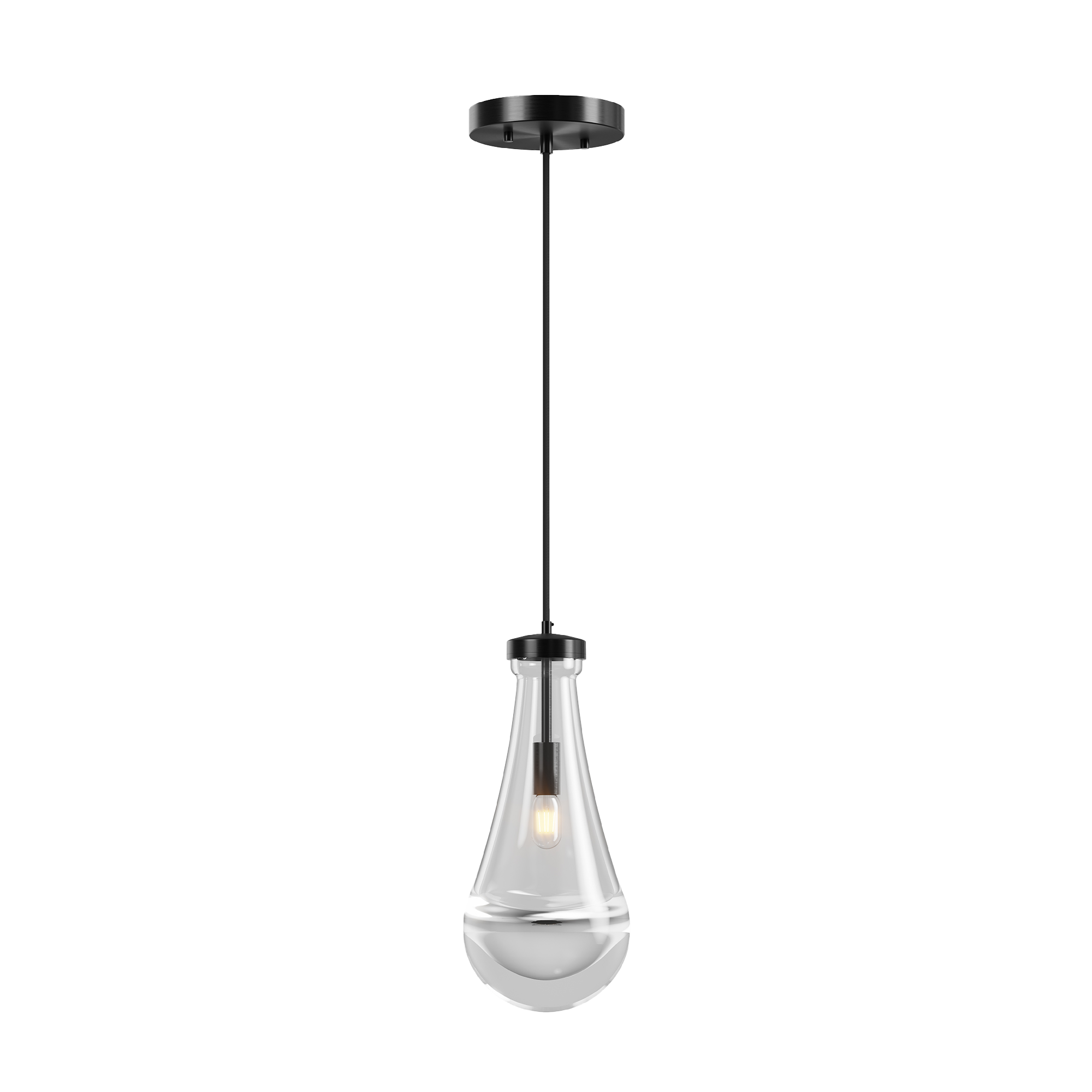 Modern Raindrop Glass Pendant Light