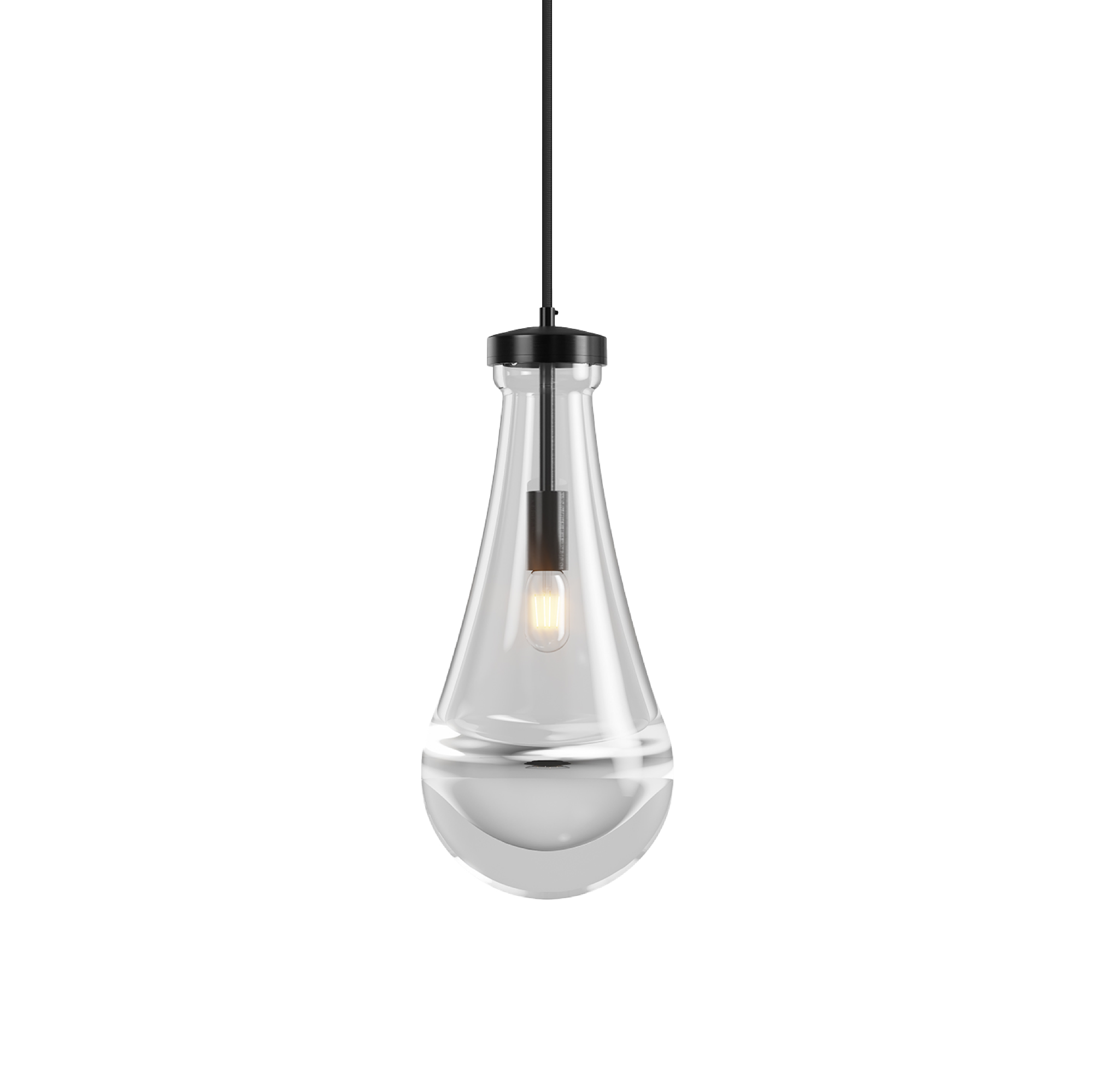 Modern Raindrop Glass Pendant Light