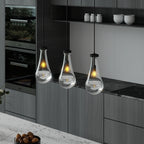 Modern Raindrop Glass Pendant Light