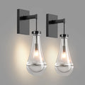 Modern Raindrop Glass Wall Sconce