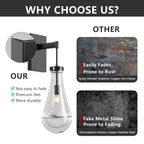 Modern Raindrop Glass Wall Sconce