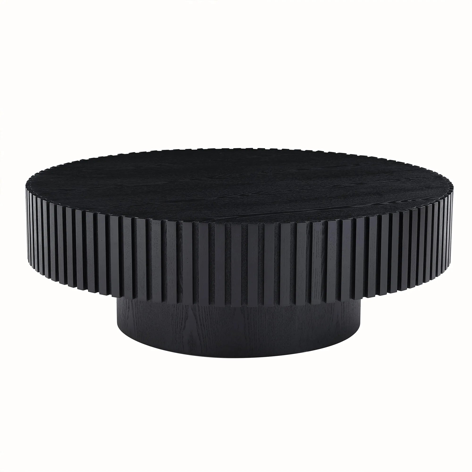 Modern Round Handcraft Drum Coffee Table