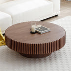 Modern Round Handcraft Drum Coffee Table