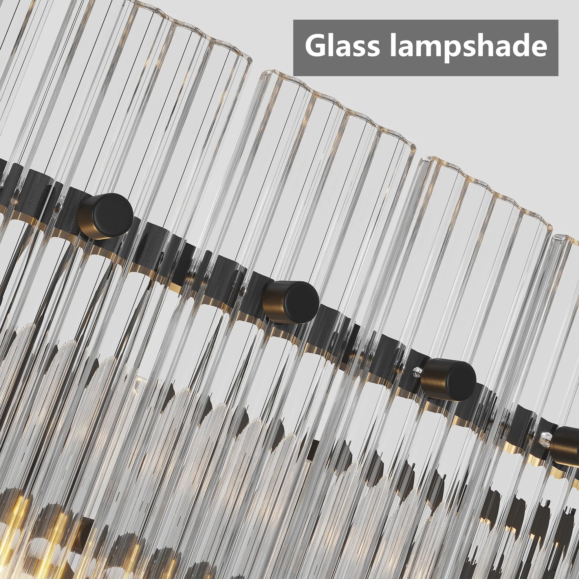 Modern Round Ripple Crystal Chandelier