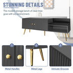 Modern Shoe Storage Entryway Bench with Upholstered Cushion