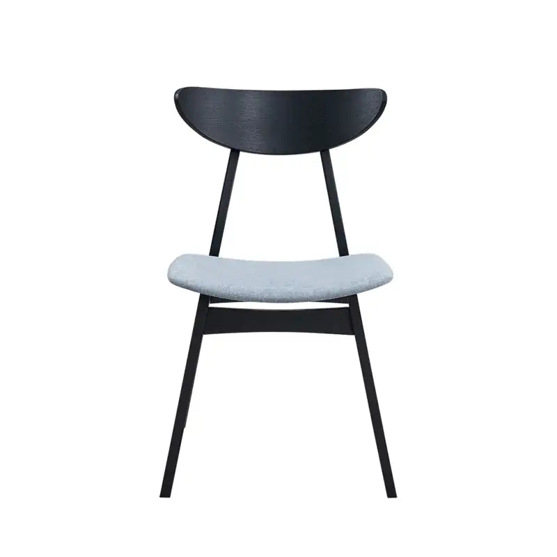 Modern Soft Upholstered Wooden Dining Chairs Set