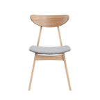 Modern Soft Upholstered Wooden Dining Chairs Set