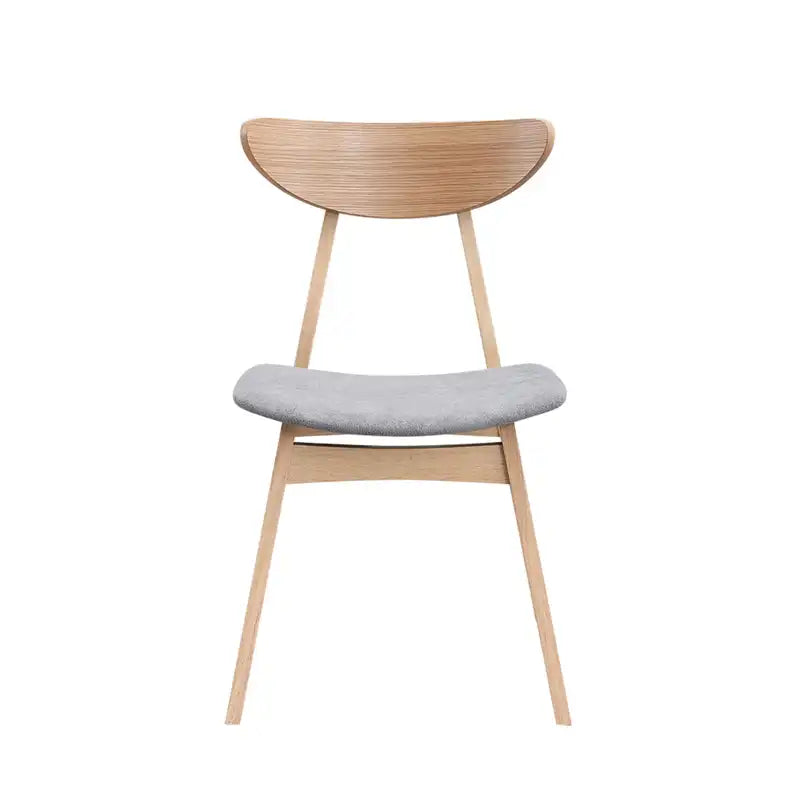 Modern Soft Upholstered Wooden Dining Chairs Set
