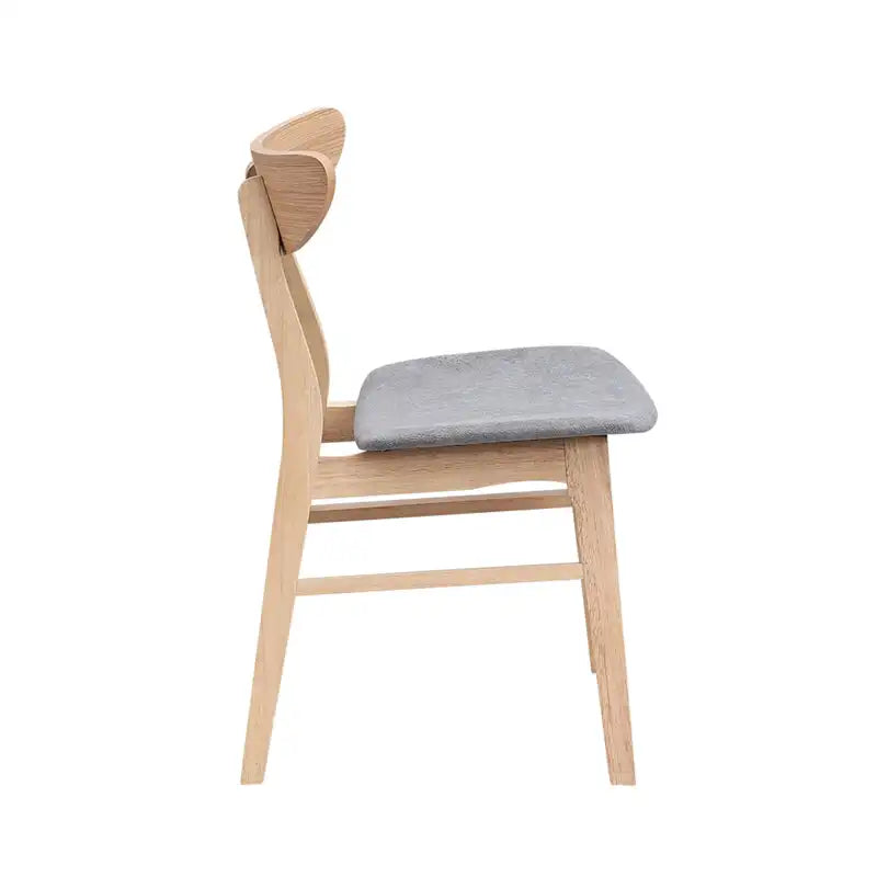 Modern Soft Upholstered Wooden Dining Chairs Set