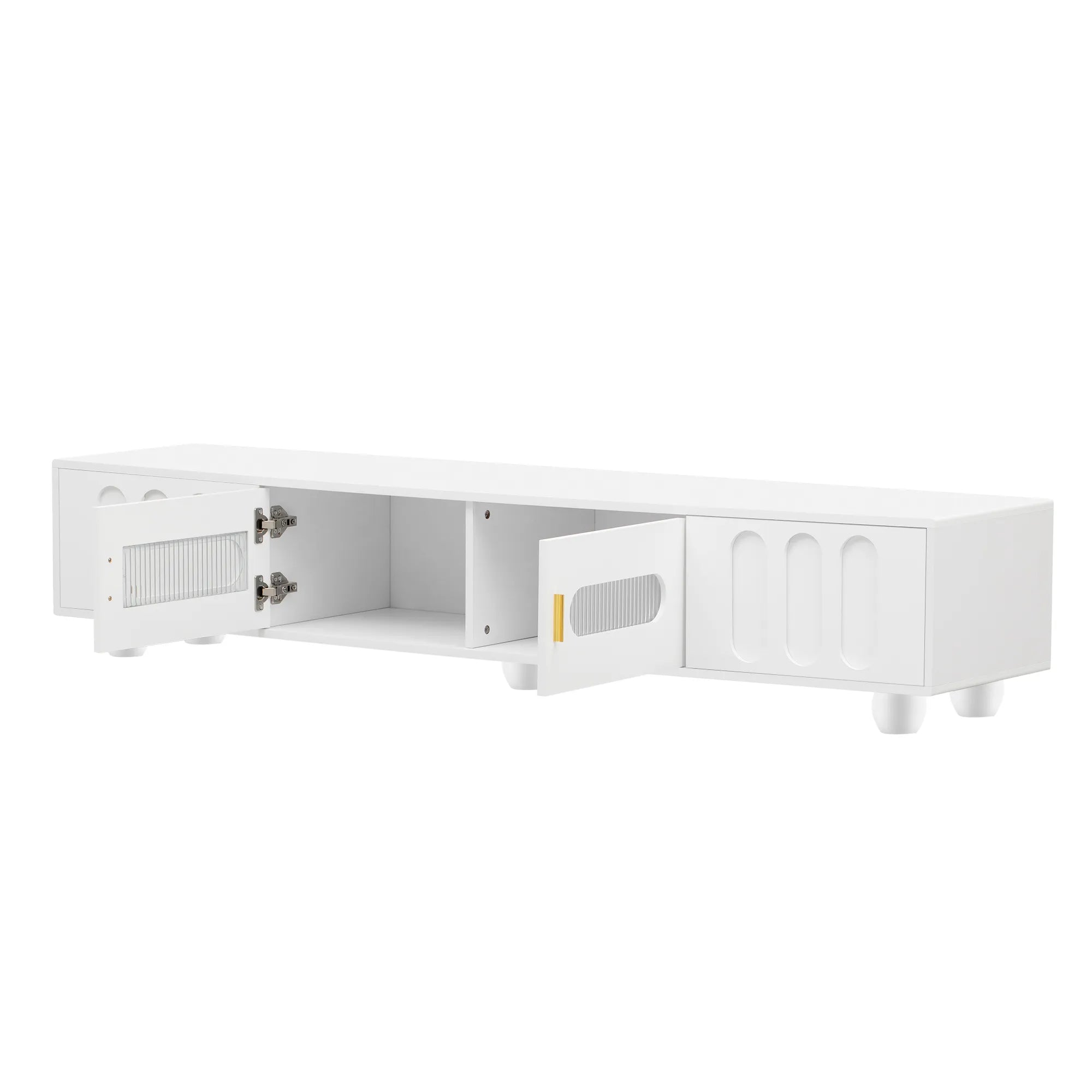 Modern TV Stand Media Console for TVs up to 80 Inches