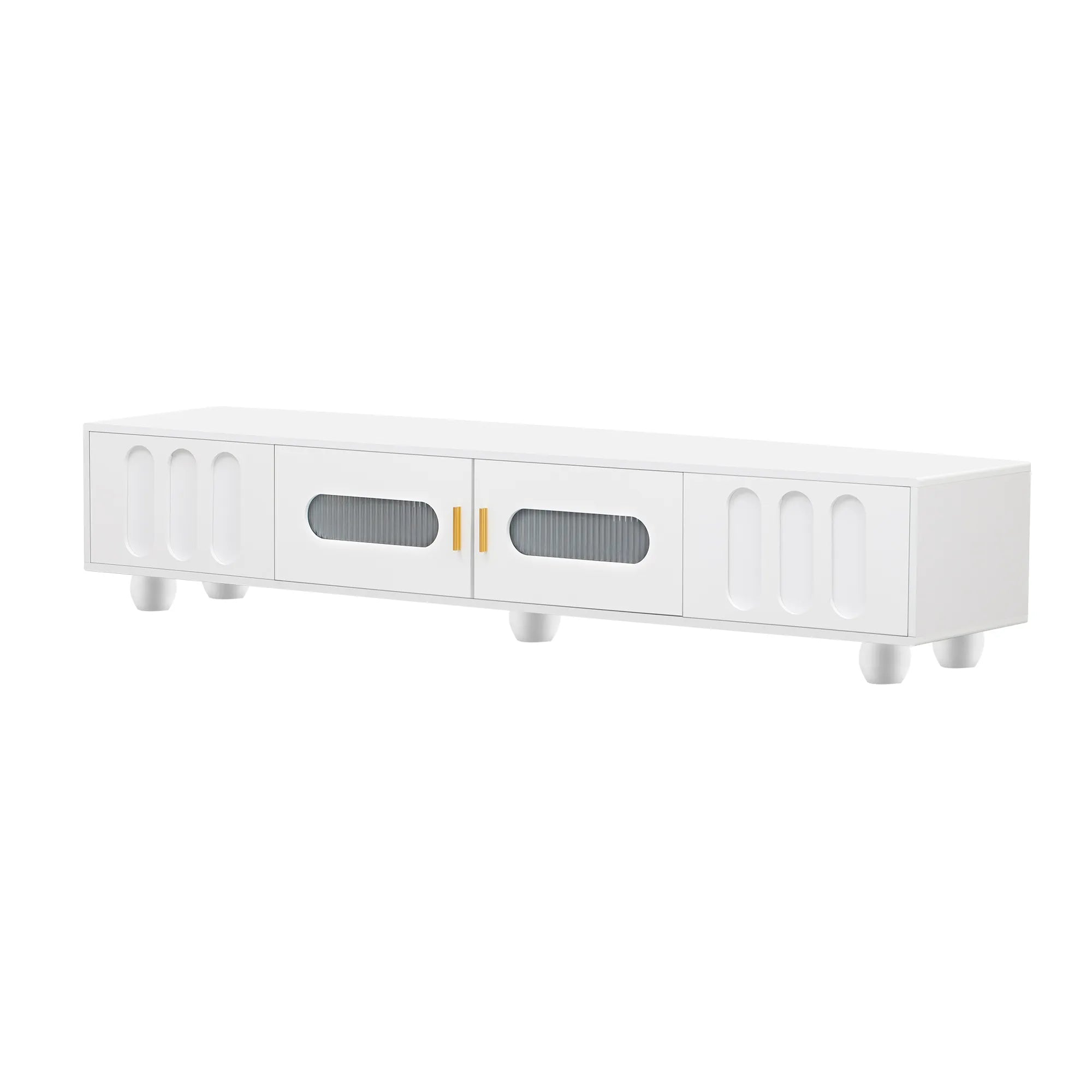 Modern TV Stand Media Console for TVs up to 80 Inches