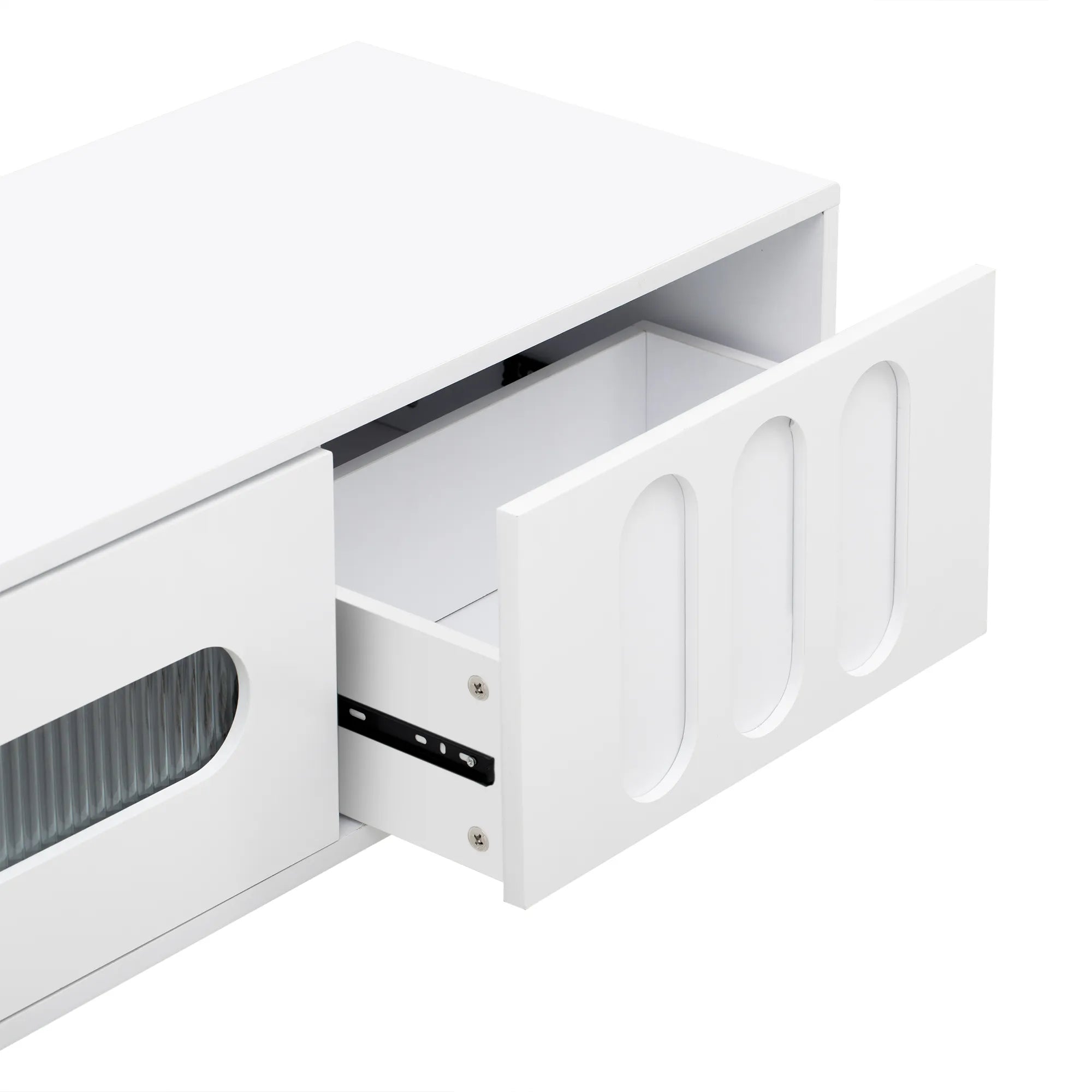 Modern TV Stand Media Console for TVs up to 80 Inches