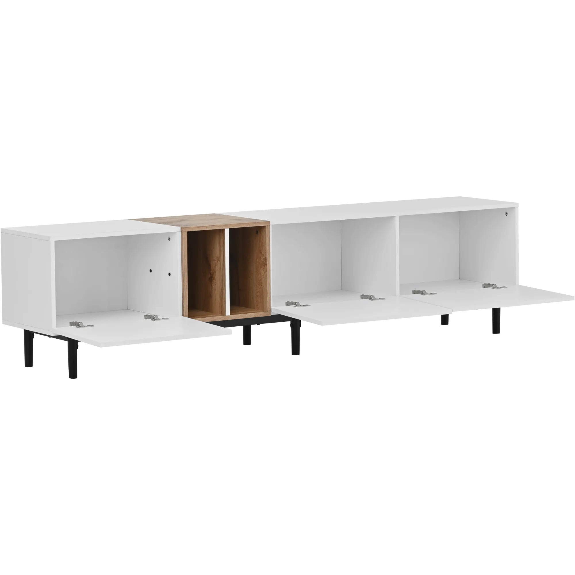 Modern TV Stand Media Console with Large Storage