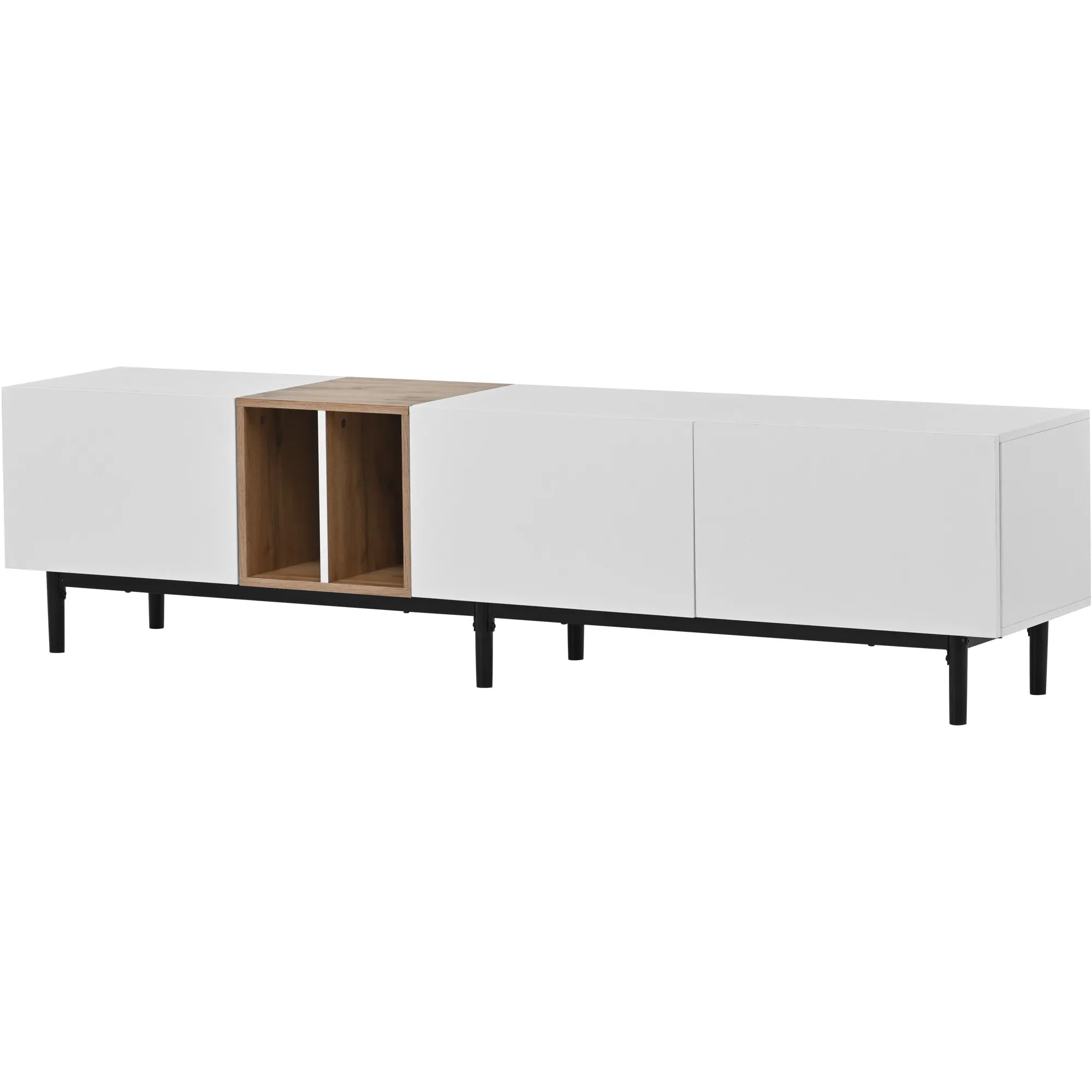 Modern TV Stand Media Console with Large Storage