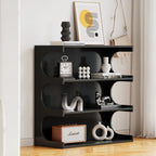 Multifunctional 4-Tier Bookcase Shelf and Coffee Table