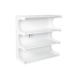 Multifunctional 4-Tier Bookcase Shelf and Coffee Table