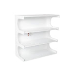 Multifunctional 4-Tier Bookcase Shelf and Coffee Table