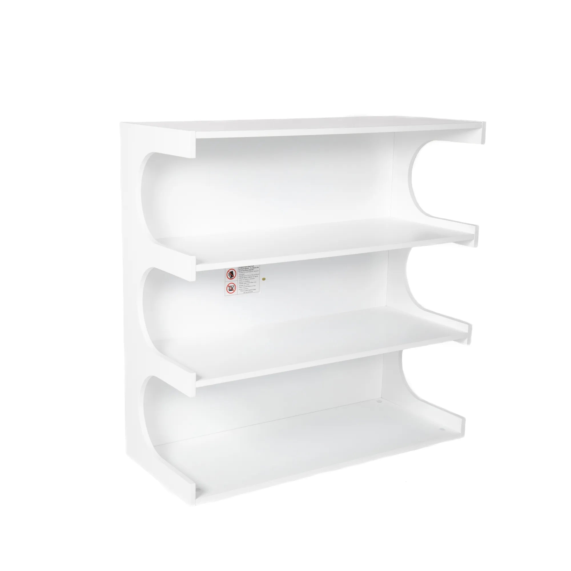 Multifunctional 4-Tier Bookcase Shelf and Coffee Table