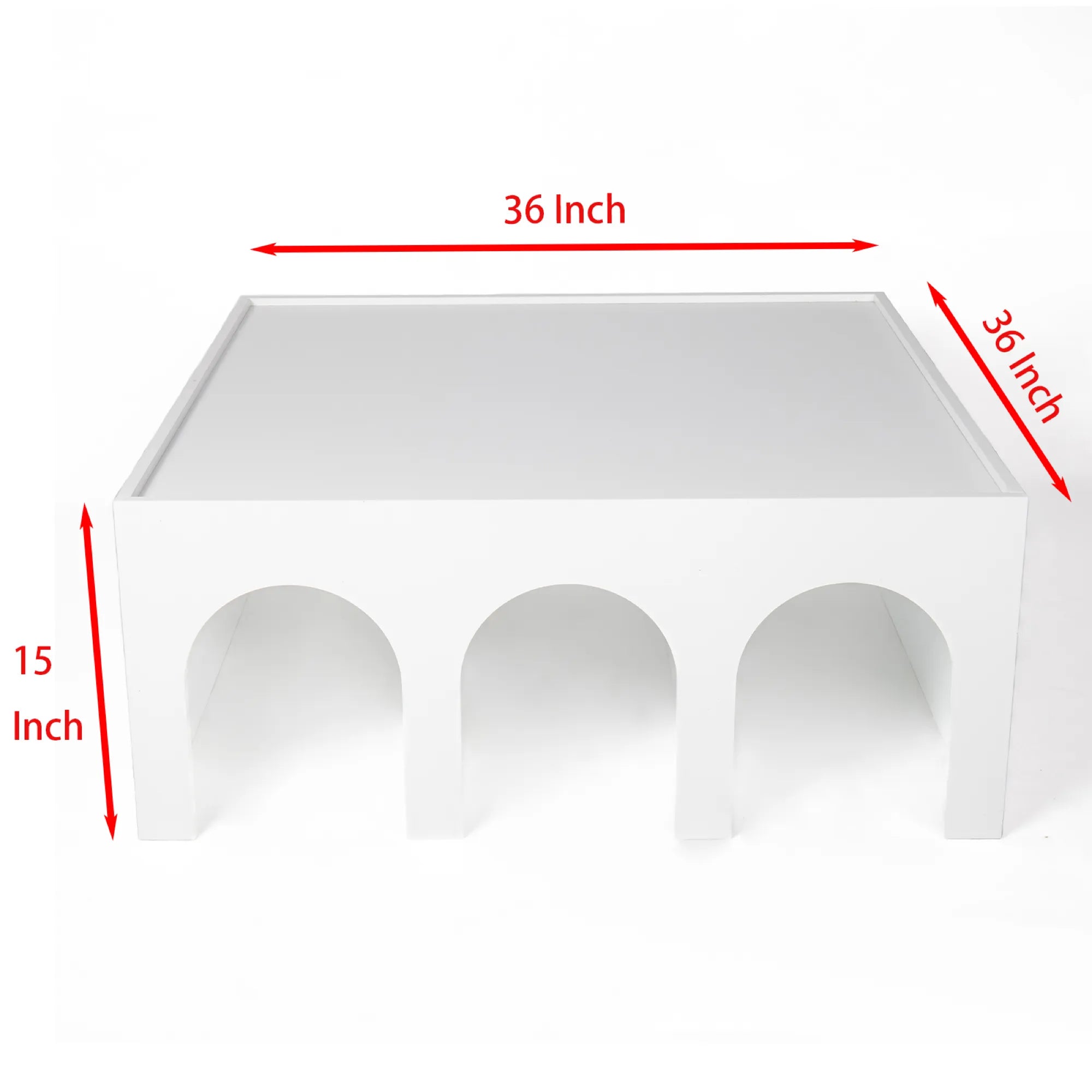 Multifunctional 4-Tier Bookcase Shelf and Coffee Table