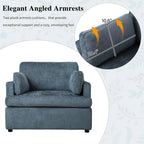 Oversized Accent Chair with Armrest Cushions