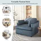 Oversized Accent Chair with Armrest Cushions