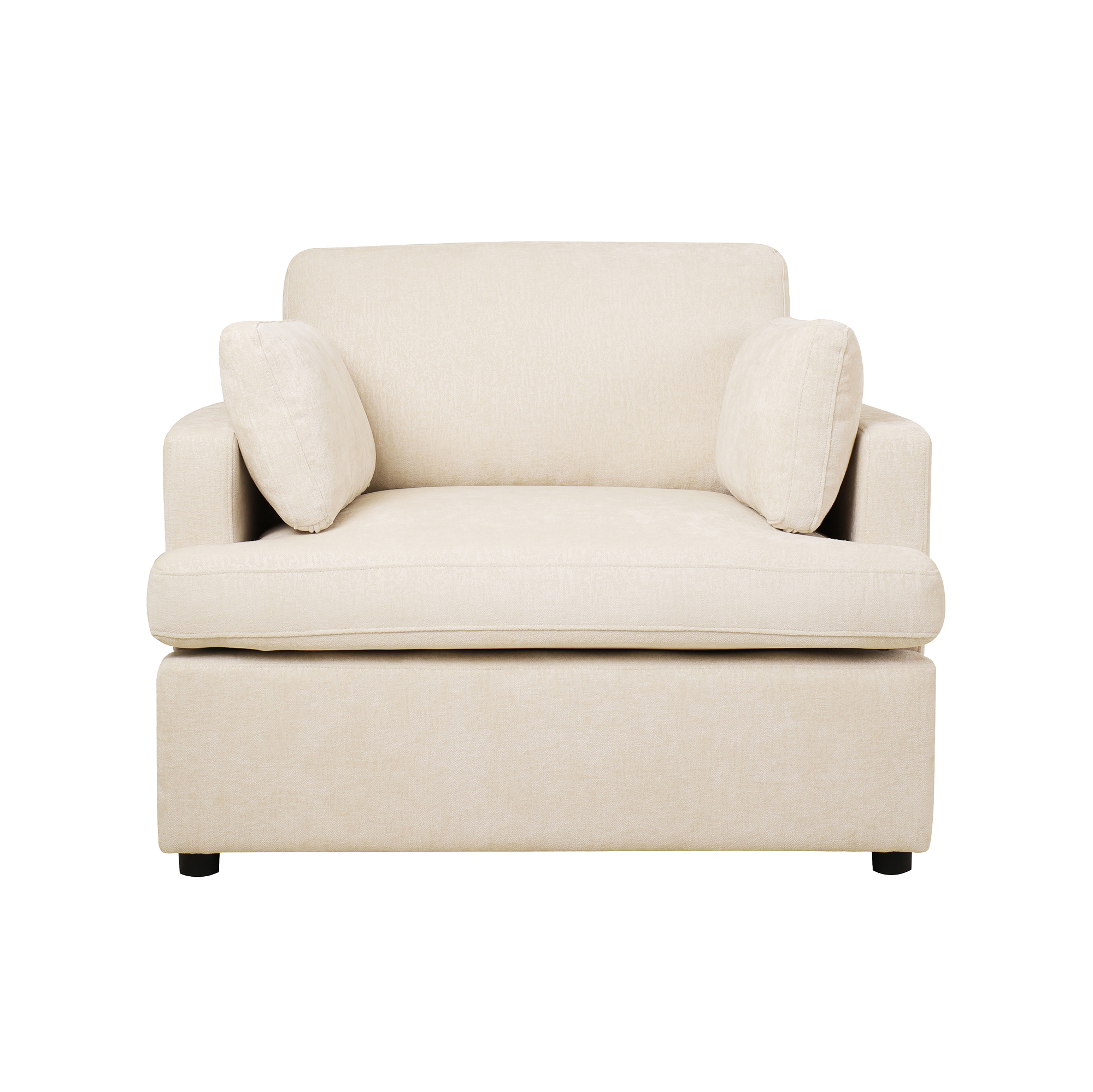 Oversized Accent Chair with Armrest Cushions