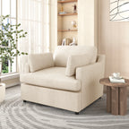 Oversized Accent Chair with Armrest Cushions