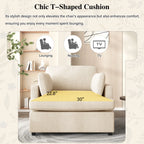 Oversized Accent Chair with Armrest Cushions