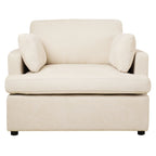Oversized Accent Chair with Armrest Cushions