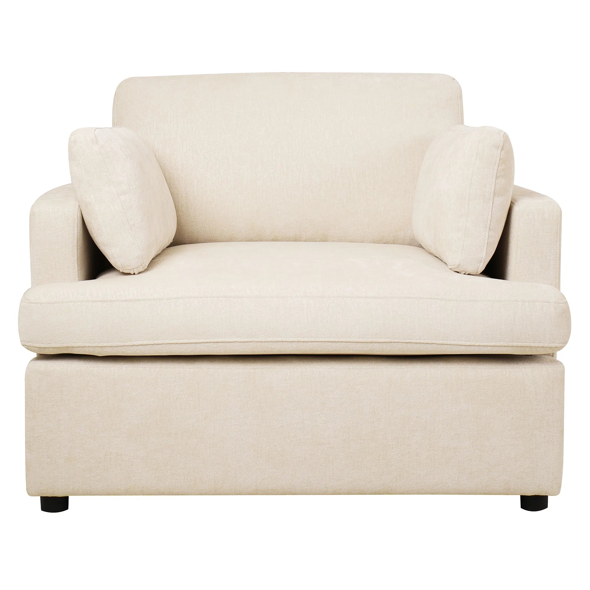 Oversized Accent Chair with Armrest Cushions