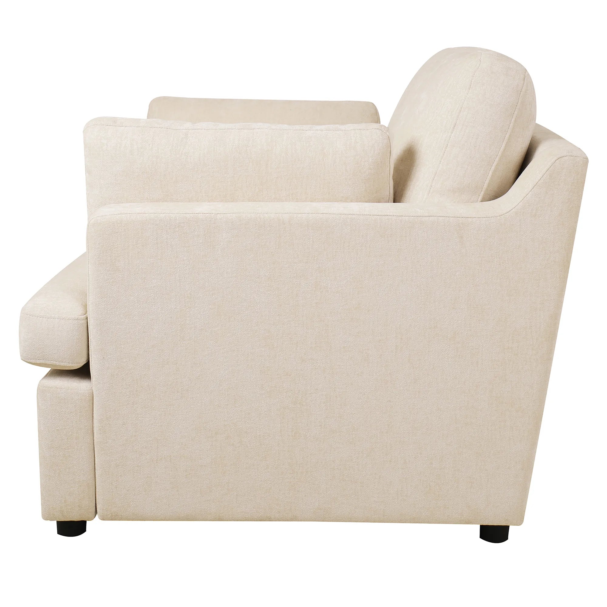 Oversized Accent Chair with Armrest Cushions