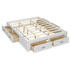Platform Bed with 6 Storage Drawers