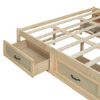 Platform Bed with 6 Storage Drawers