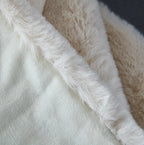 Plush Chinchilla Faux Fur Throw Blanket (50" x 60")