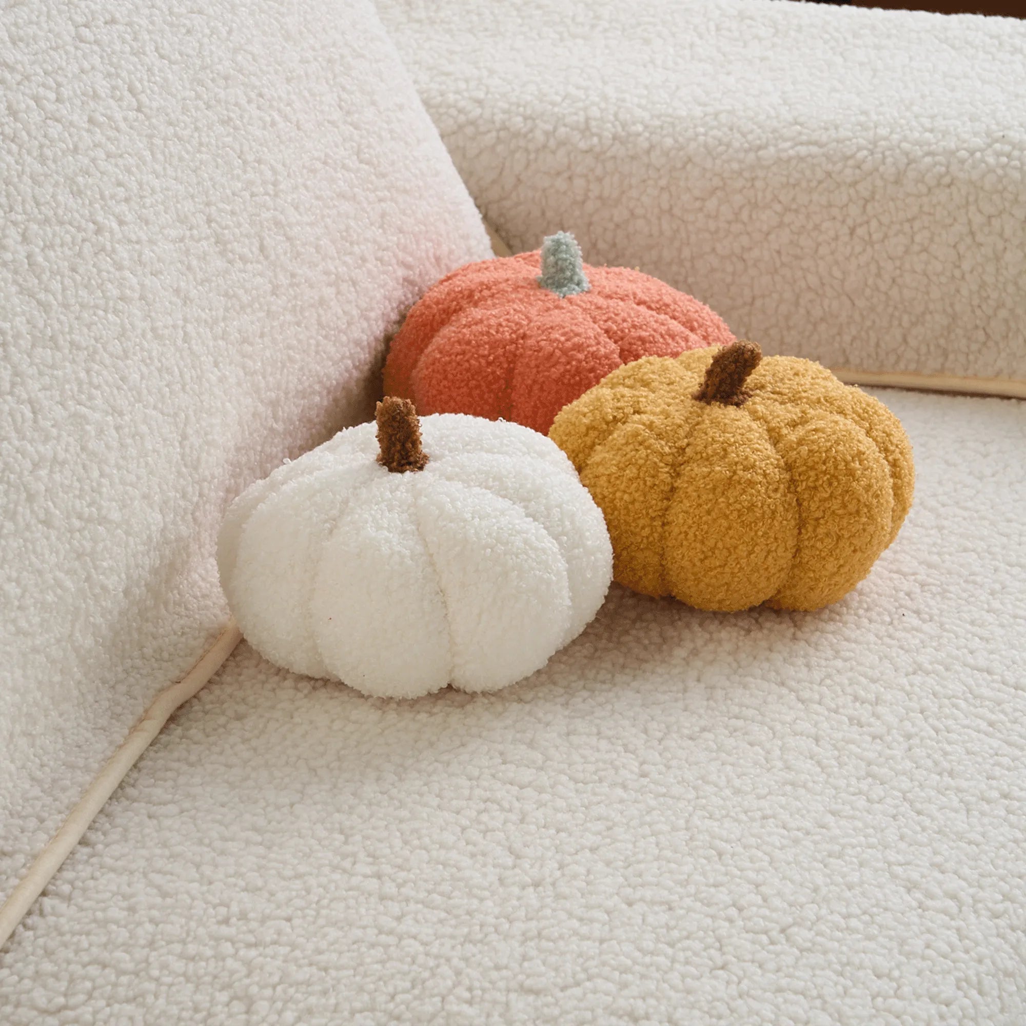 Plush Pumpkin Shaped Pillow