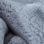 Plush Chinchilla Faux Fur Throw Blanket (50" x 60")