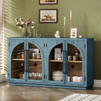 Retro Storage Sideboard with Adjustable Shelves