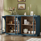 Retro Storage Sideboard with Adjustable Shelves