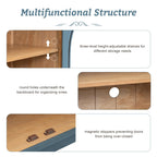 Retro Storage Sideboard with Adjustable Shelves
