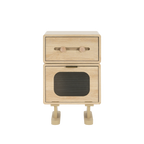 Rotatable Robot Storage Side Table with Glass Door