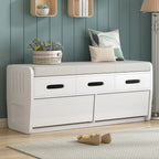 Rustic Entryway Bench with Storage Space