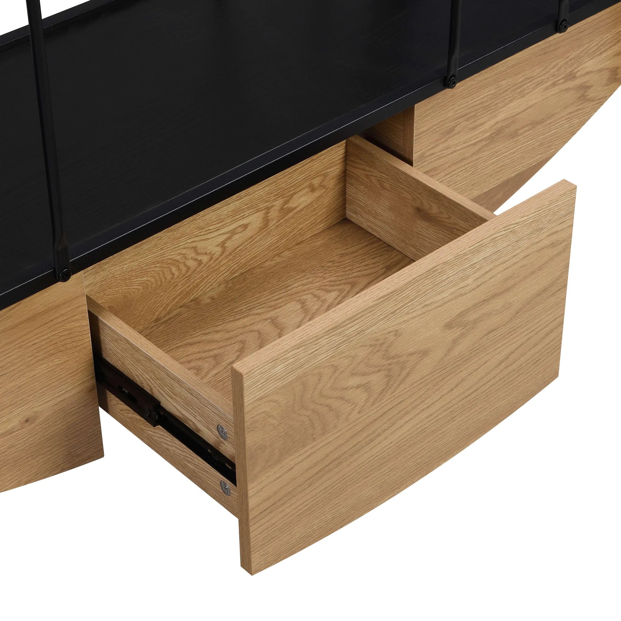 Sailboat-Inspired 4-Tier Shelf with Drawer