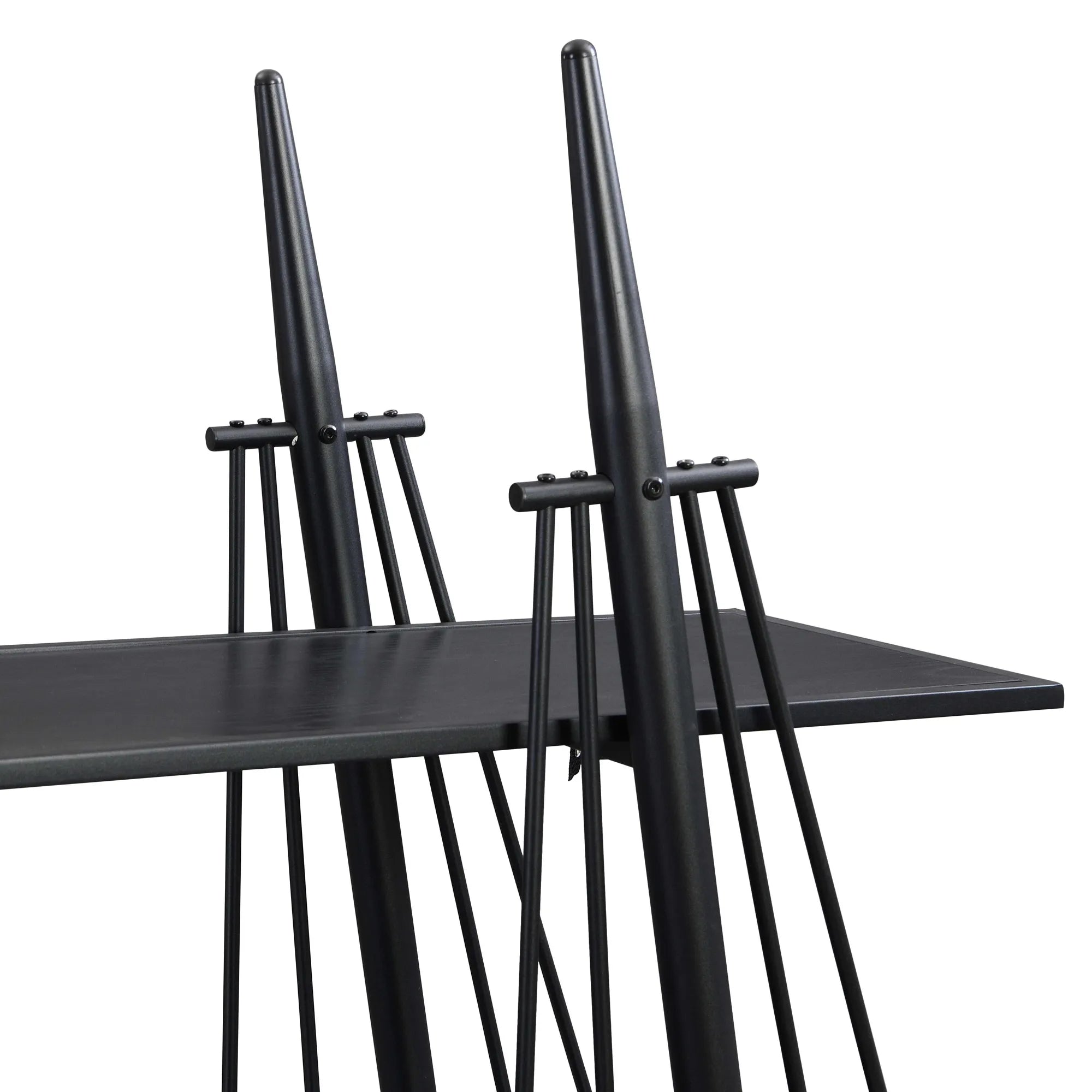 Sailboat-Inspired 4-Tier Shelf with Drawer