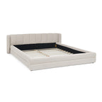 Serena – Queen Upholstered Platform Bed with Headboard