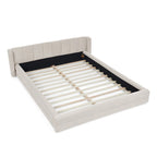 Serena – Queen Upholstered Platform Bed with Headboard