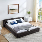 Serena – Queen Upholstered Platform Bed with Headboard