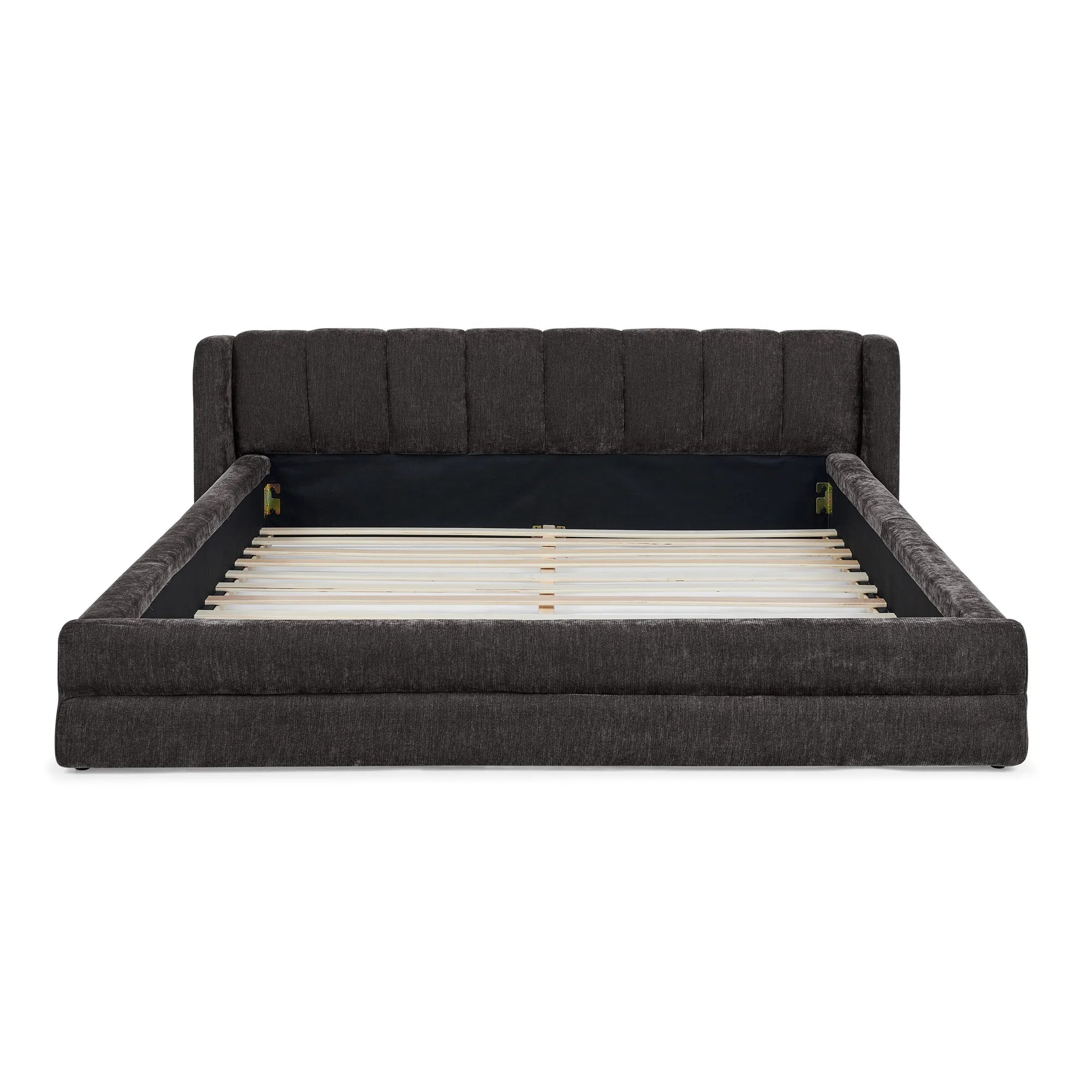 Serena – Queen Upholstered Platform Bed with Headboard