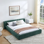 Serena – Queen Upholstered Platform Bed with Headboard