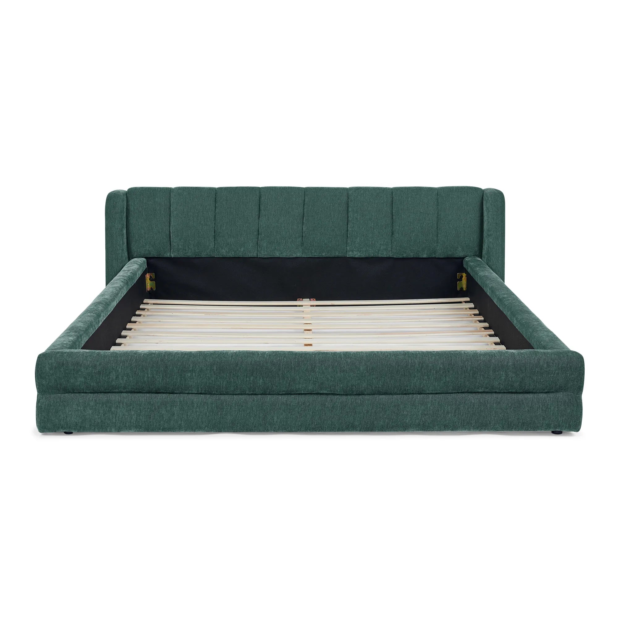 Serena – Queen Upholstered Platform Bed with Headboard