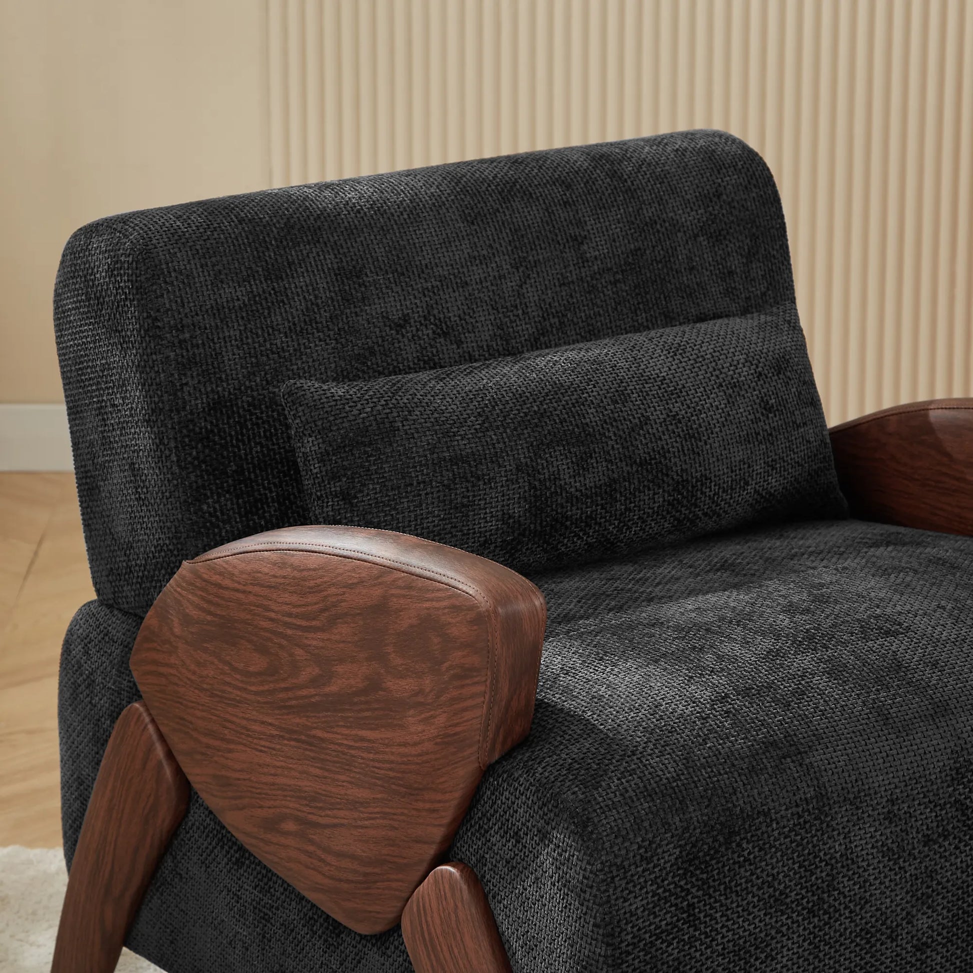 Modern Accent Chair With Comfortable Plush Cushion